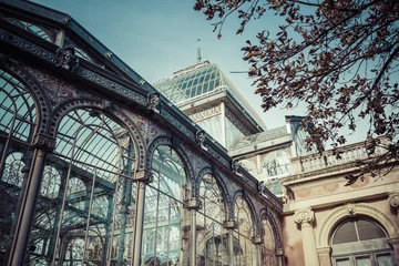 Foto op Plexiglas Crystal Palace (Palacio de cristal) in Retiro Park,Madrid, Spain © Curioso.Photography
