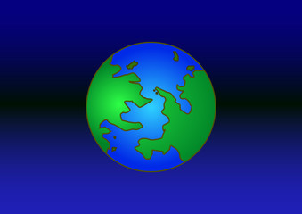 Earth. Vector illustration