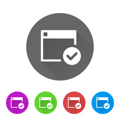 App Icon Long Shadow - 5 Colors