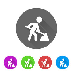 App Icon Long Shadow - 5 Colors