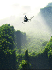 Fototapeta premium Civilian helicopter