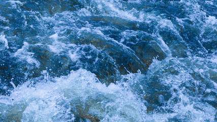 Fototapeta na wymiar powerful stream of water