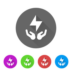 App Icon Long Shadow - 5 Colors