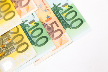 euro banknotes