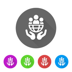 App Icon Long Shadow - 5 Colors