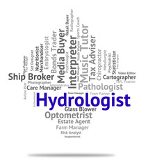 Hydrologist Job Indicates Recruitment Words And Study