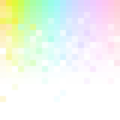 Abstract vector rainbow pixel background