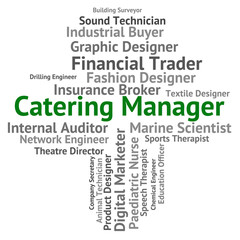 Catering Manager Shows Restaurant Hire And Overseer