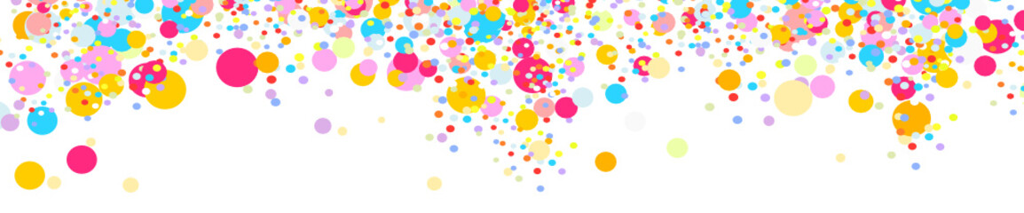 Konfetti banner 