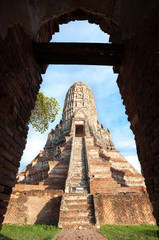 Main chedi at Wat Chaiwatthanaram, Ayutthaya, Thailand