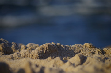 Strandsand an der Ostsee auf der Insel Usedom