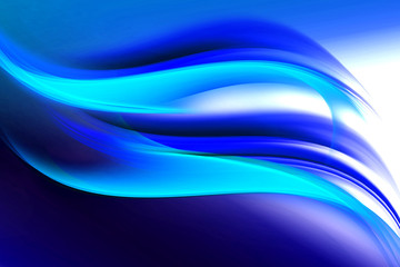 modern fantastic blue wave background