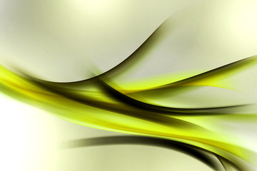 abstract modern green waves background