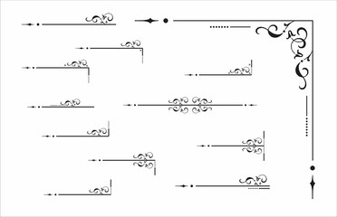 decorative corner and divider element