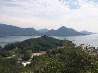 大久野島展望台より