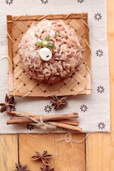 Brown rice is delicious, healthy food