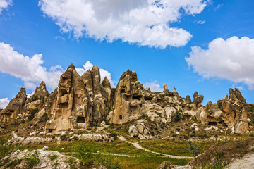 Fototapeta na wymiar Goreme cave landscape, Cappadocia, Anatolia, Turkey. 
