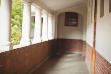 Passageway at an elementary school