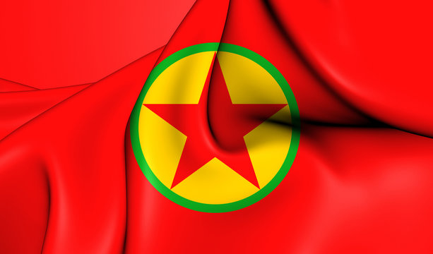Flag of Kurdistan Workers' Party