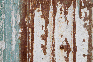 Rusty zinc sheet