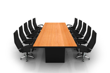 conference table and chairs