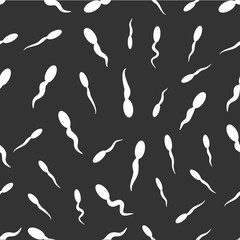 seamless pattern with sperm