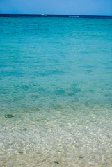 Fototapeta na wymiar Clear Blue Sea