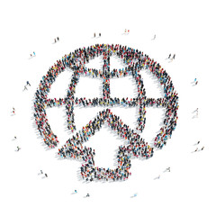 group  people  shape globe