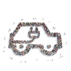 group people  shape  car ecology
