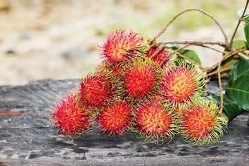 Fresh rambutan