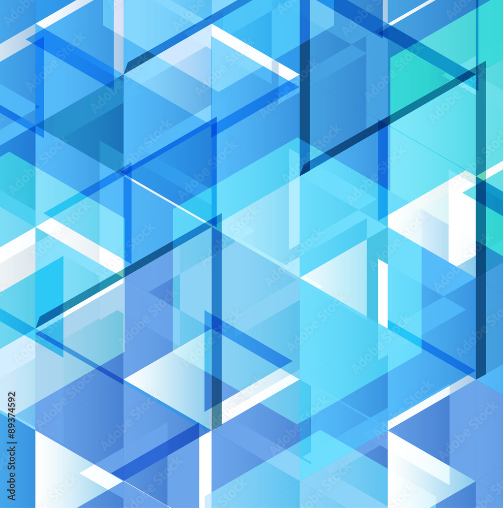 Poster abstract geometric background template