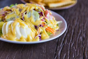 Fresh vegetable salad