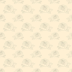 roses pattern seamless
