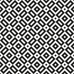 Seamless abstract black and white geometric pattern