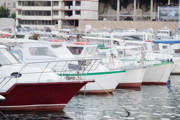 The image of a passenger boat