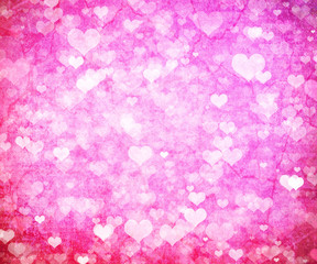 Valentine's day background with hearts