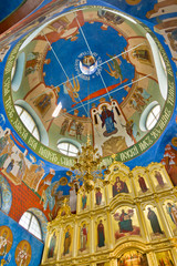 Interior of Russian orthodox church