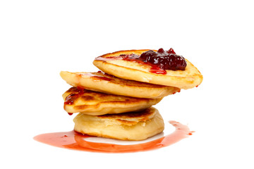 pancake isolated on white background