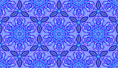 Blauw herhalend patroon