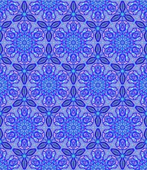 Blauw herhalend patroon