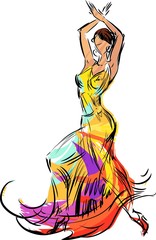 Flamenco dancer