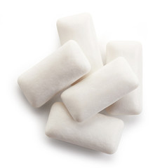 chewing gum pieces