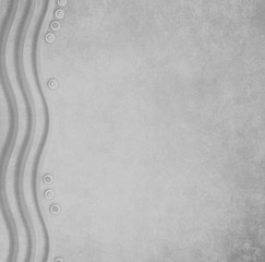 bright gray background with abstract highlight corner and vintag