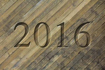 Engraved New Year 2016