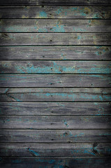 Fence from wooden boards close up