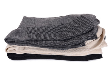 Man's socks isolated on white background