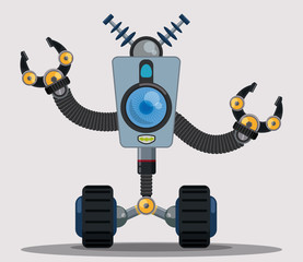 Robot digital design.