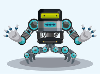 Robot digital design.