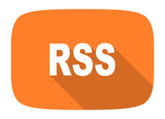 rss flat design modern icon