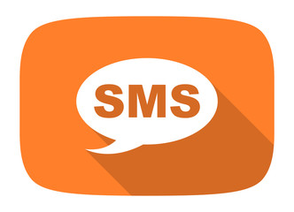 sms flat design modern icon